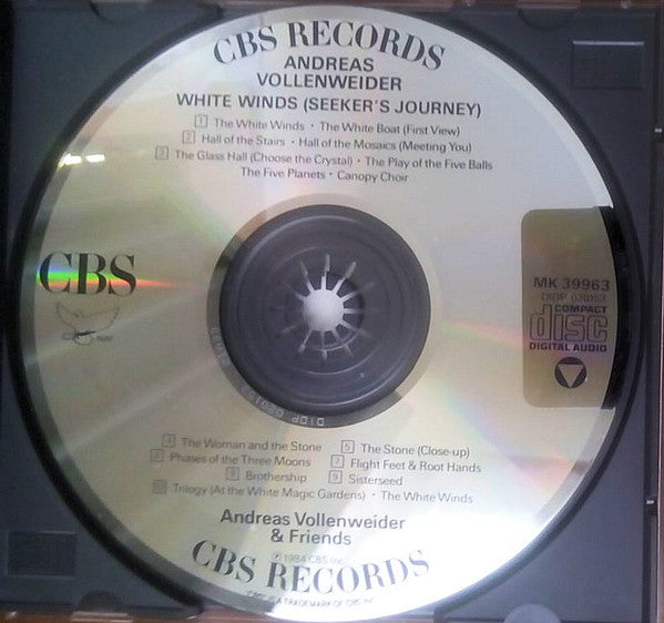 Andreas Vollenweider : White Winds (Seeker's Journey) (Album,Reissue)