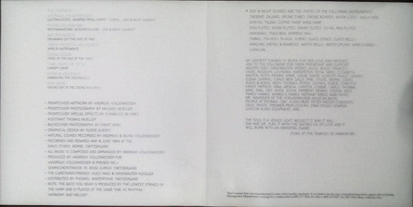 Andreas Vollenweider : White Winds (Seeker's Journey) (Album,Reissue)