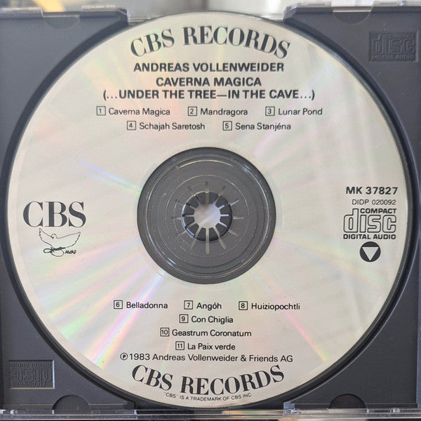 Andreas Vollenweider : "Caverna Magica" (...Under The Tree – In The Cave...) (Album,Reissue,Repress)