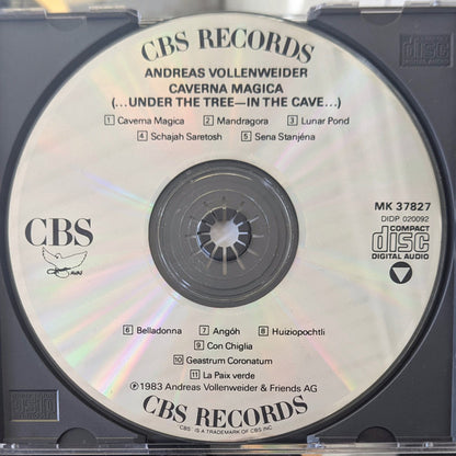 Andreas Vollenweider : "Caverna Magica" (...Under The Tree – In The Cave...) (Album,Reissue,Repress)