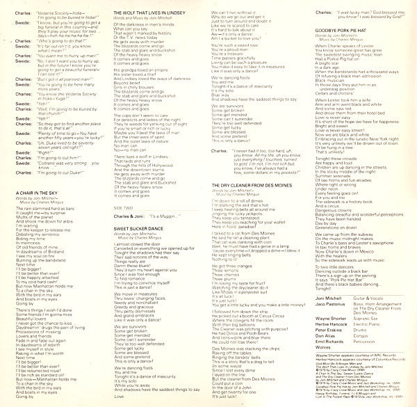 Joni Mitchell : Mingus (LP,Album)