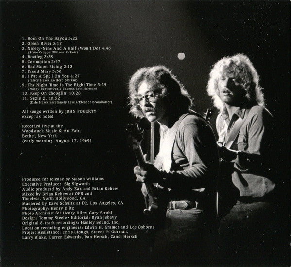 Creedence Clearwater Revival : Live At Woodstock (Album)