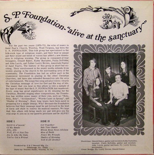 S.P. Foundation : Alive At The Sanctuary (LP,Album)
