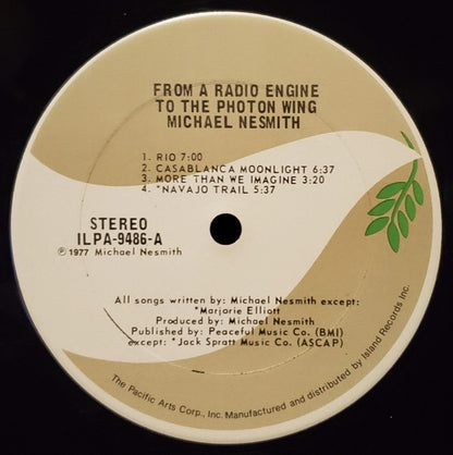 Michael Nesmith : From A Radio Engine To The Photon Wing (LP,Album)