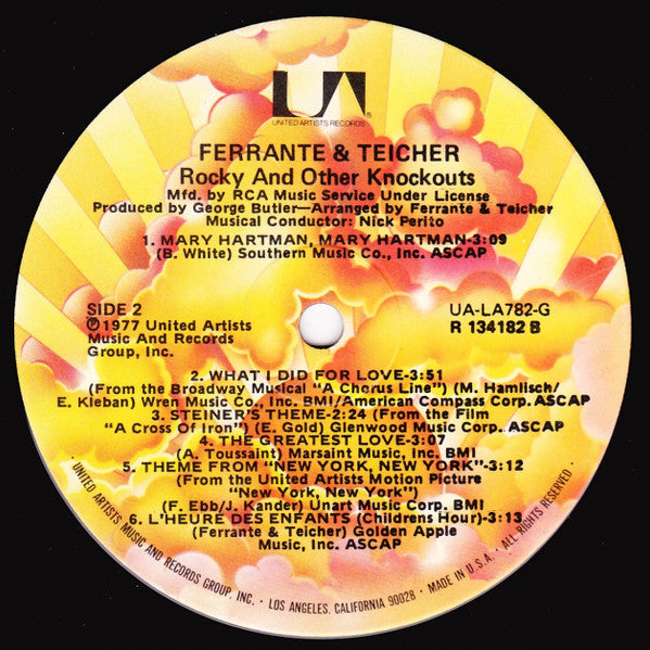 Ferrante & Teicher : Rocky And Other Knockouts (LP,Album,Club Edition)
