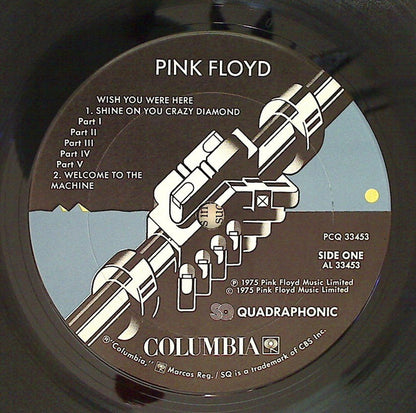 Pink Floyd : Wish You Were Here (LP,Album,Quadraphonic)