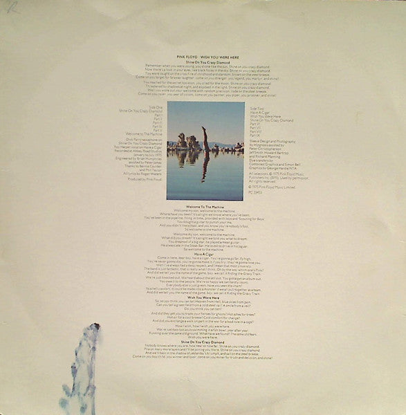 Pink Floyd : Wish You Were Here (LP,Album,Quadraphonic)