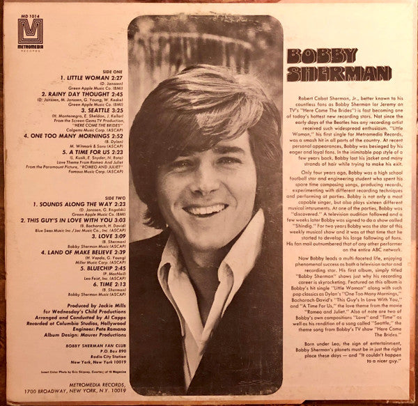 Bobby Sherman : Bobby Sherman (LP,Album)