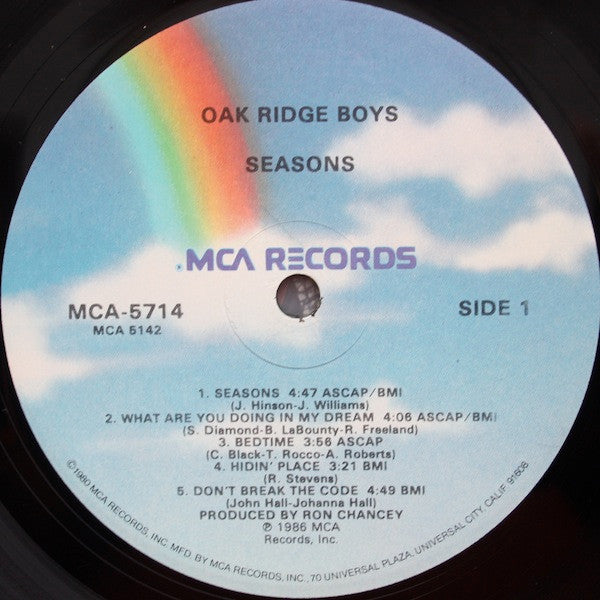 Oak Ridge Boys, The : Seasons (LP,Album)