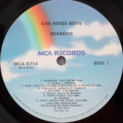 Oak Ridge Boys, The : Seasons (LP,Album)
