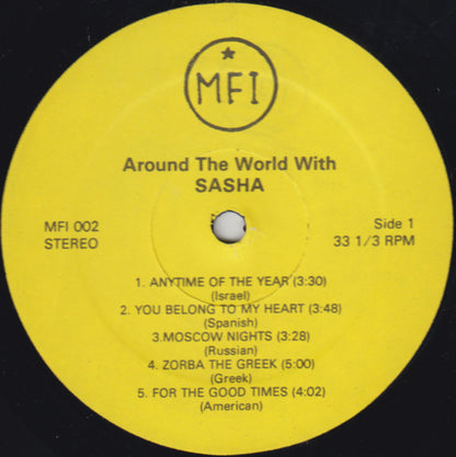 Sasha (43) :  Around The World With Sasha (LP,Album)