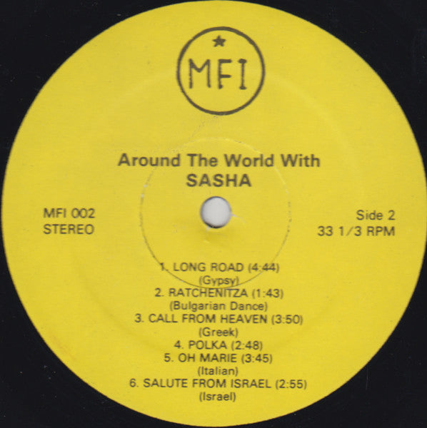 Sasha (43) :  Around The World With Sasha (LP,Album)