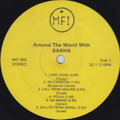 Sasha (43) :  Around The World With Sasha (LP,Album)