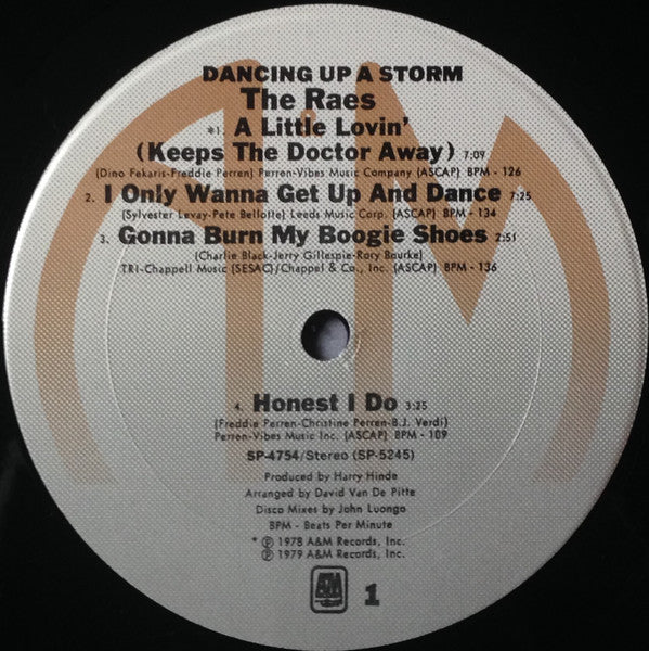 Raes, The : Dancing Up A Storm (LP,Album,Stereo)