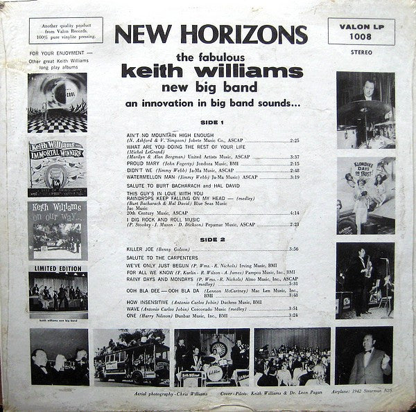 Keith Williams New Big Band : New Horizons (LP,Album)
