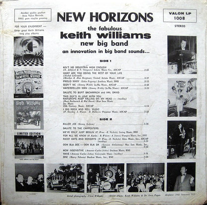 Keith Williams New Big Band : New Horizons (LP,Album)