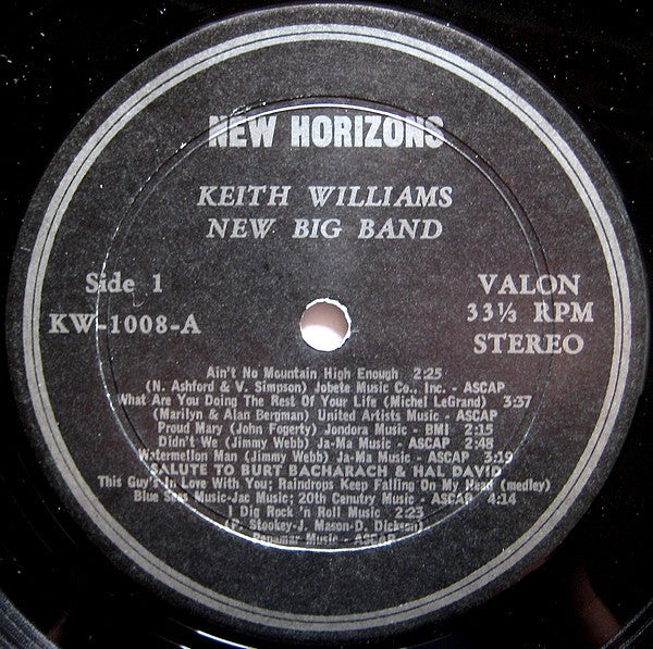 Keith Williams New Big Band : New Horizons (LP,Album)