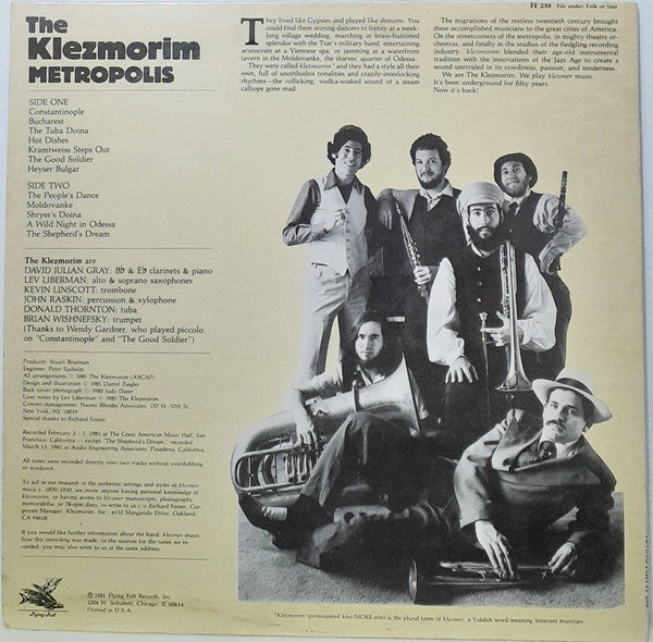 Klezmorim, The : Metropolis (LP)