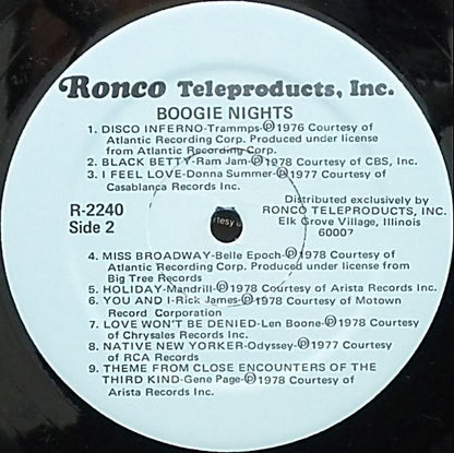 Various : Boogie Nights (LP,Compilation)