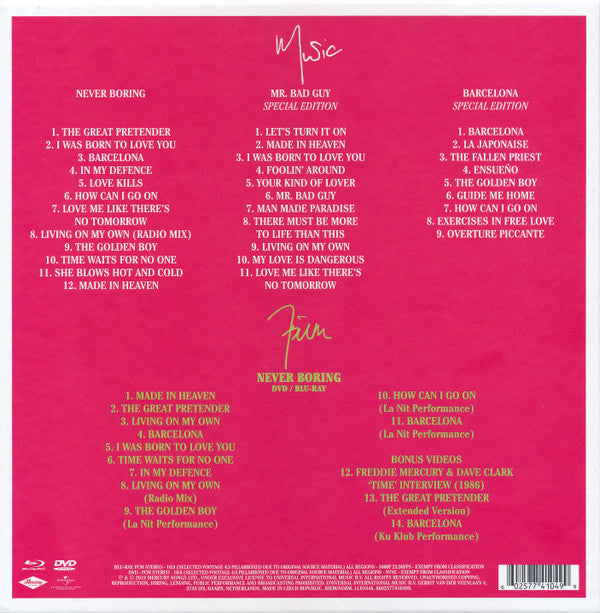 Freddie Mercury : Never Boring (Compilation)