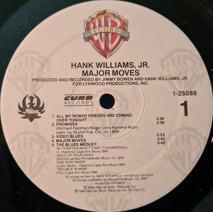 Hank Williams Jr. : Major Moves (LP,Album)