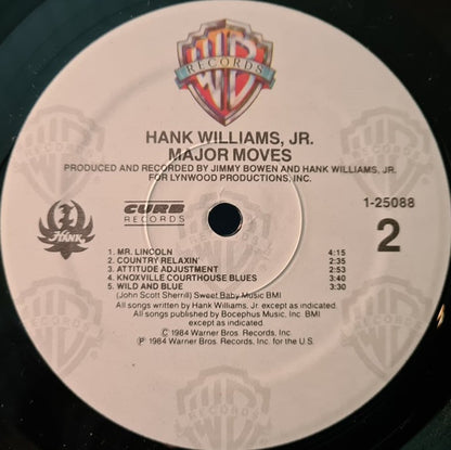 Hank Williams Jr. : Major Moves (LP,Album)