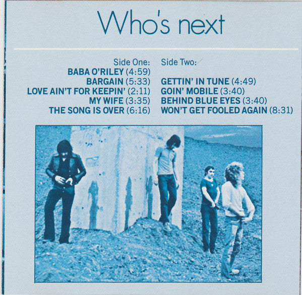 Who, The : Who's Next (Album,Club Edition,Reissue)