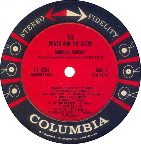 Mahalia Jackson With Orchestra And Choir Conducted By Percy Faith : The Power And The Glory (LP,Album,Stereo)