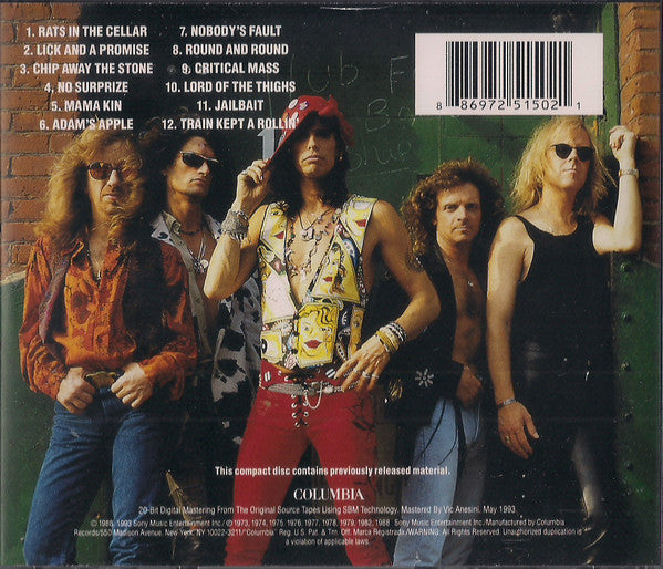 Aerosmith : Gems (Album,Compilation,Reissue,Remastered)