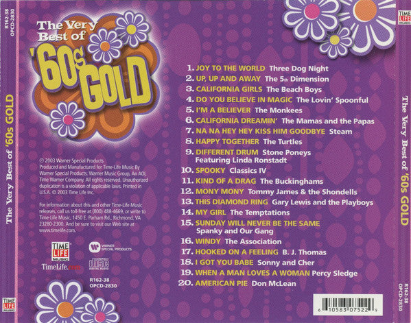 Various : The Very Best of '60s Gold (Compilation)