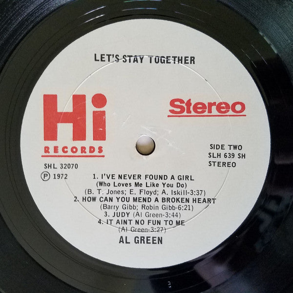 Al Green : Let's Stay Together (LP,Album)
