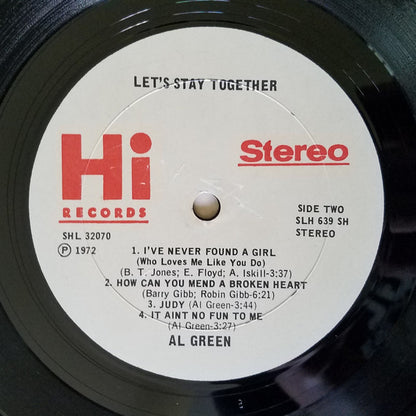 Al Green : Let's Stay Together (LP,Album)