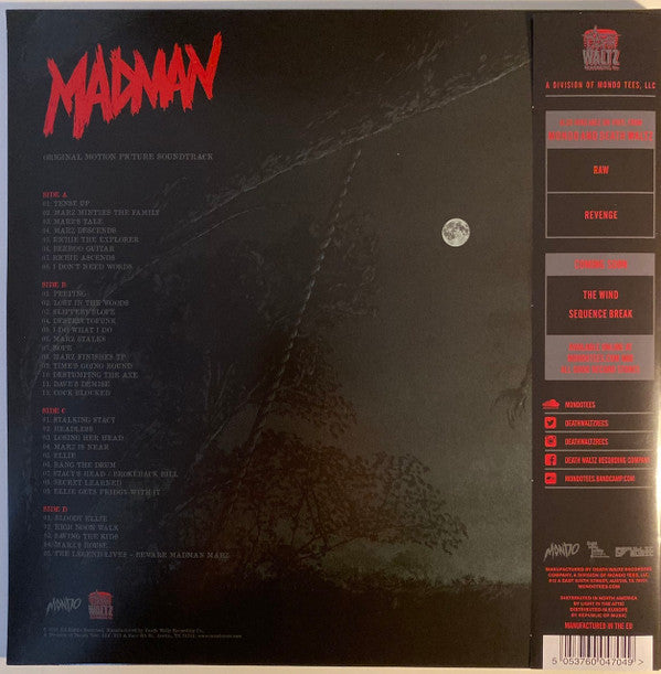 Steve Horelick : Madman (Original Motion Picture Soundtrack) (Album,Limited Edition)