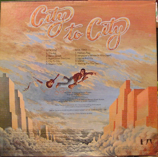 Gerry Rafferty : City To City (LP,Album)