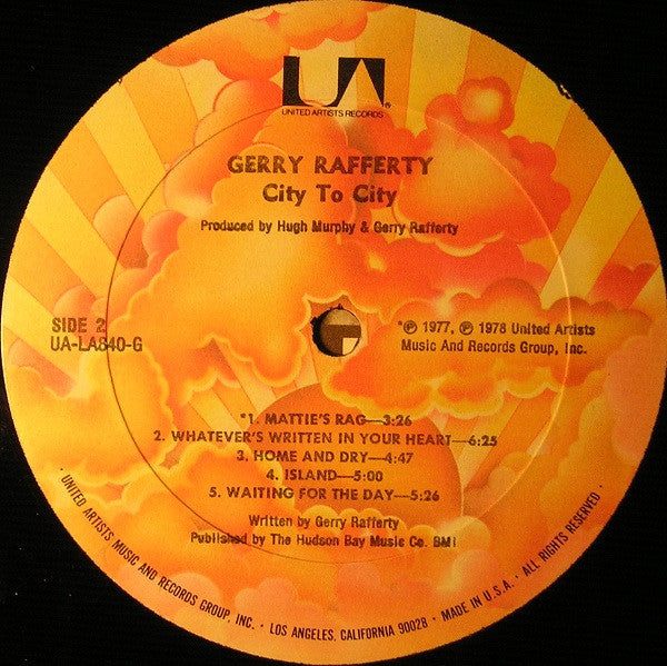 Gerry Rafferty : City To City (LP,Album)