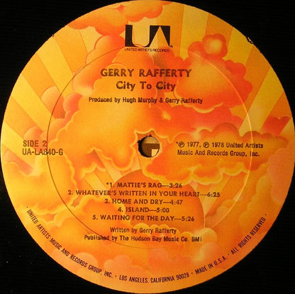 Gerry Rafferty : City To City (LP,Album)