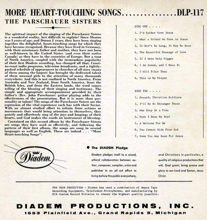 Parschauer Sisters : More Heart-Touching Songs (LP,Mono)