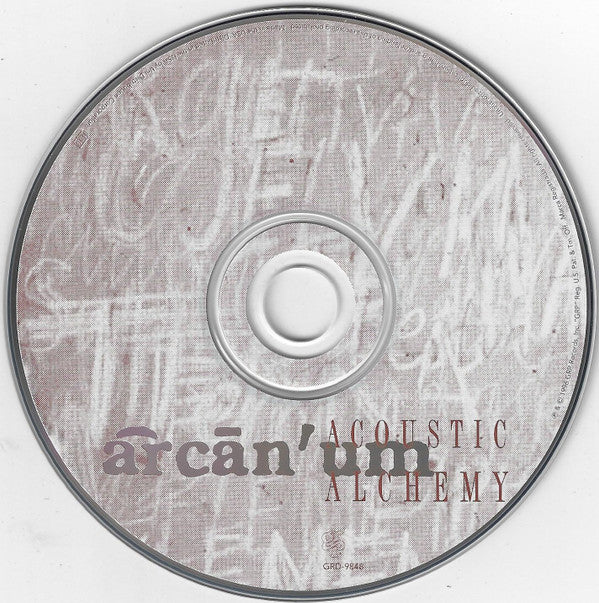 Acoustic Alchemy : Arcanum (HDCD,Album,Club Edition)