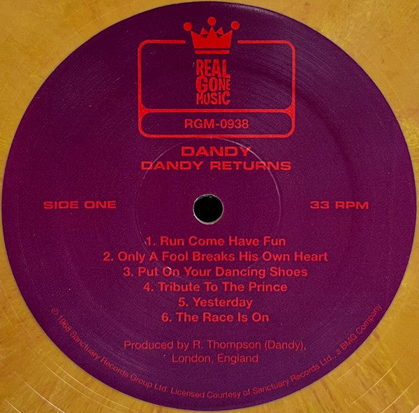 Dandy Livingstone : Dandy Returns (LP,Album,Limited Edition,Reissue)