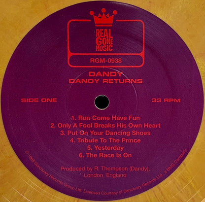 Dandy Livingstone : Dandy Returns (LP,Album,Limited Edition,Reissue)
