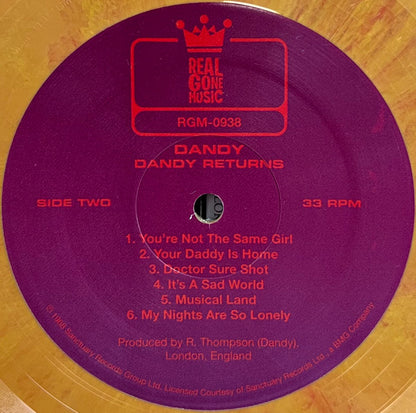 Dandy Livingstone : Dandy Returns (LP,Album,Limited Edition,Reissue)