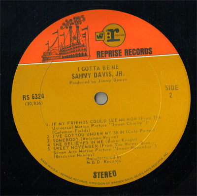 Sammy Davis Jr. : I've Gotta Be Me (LP,Album,Stereo)