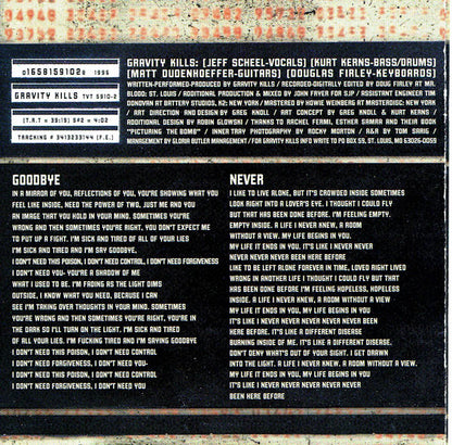 Gravity Kills : Gravity Kills (Album,Stereo)