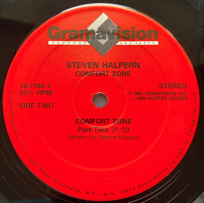 Steven Halpern : Comfort Zone (LP,Album,Reissue)