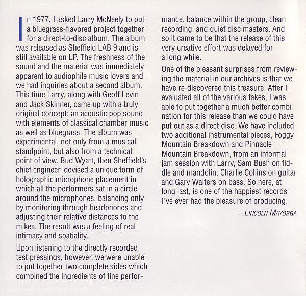 McNeely-Levin-Skinner Band, The : After Midnight (Album)