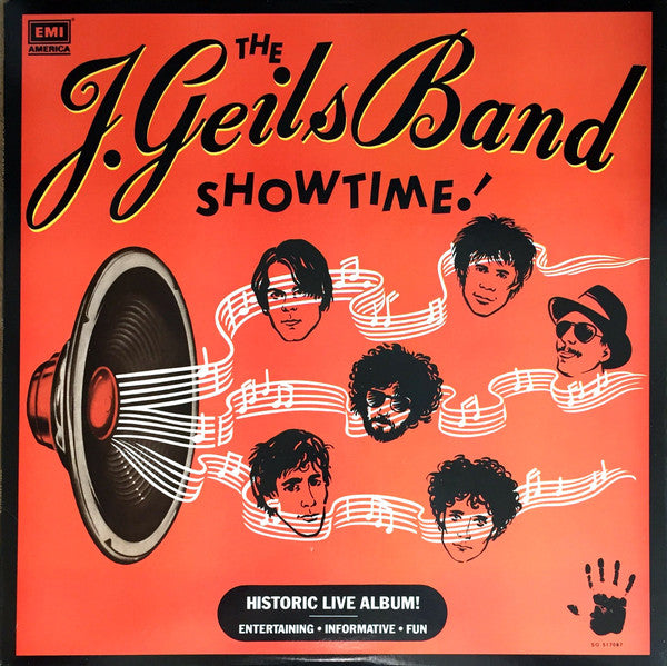 J. Geils Band, The : Showtime! (LP,Album,Club Edition)