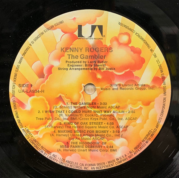 Kenny Rogers : The Gambler (LP,Album)