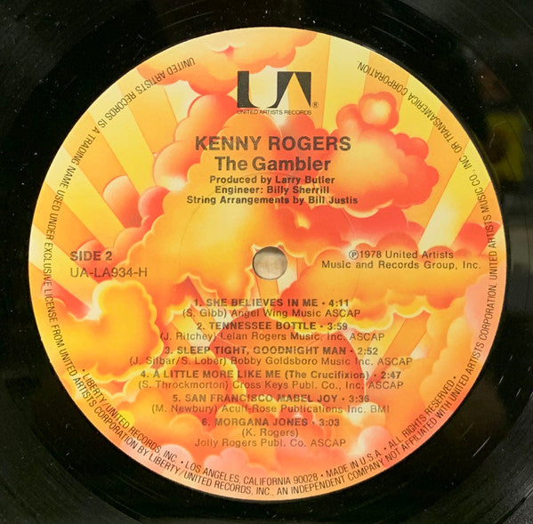 Kenny Rogers : The Gambler (LP,Album)