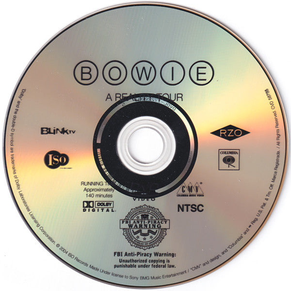 David Bowie : A Reality Tour (DVD-Video,NTSC,Multichannel)