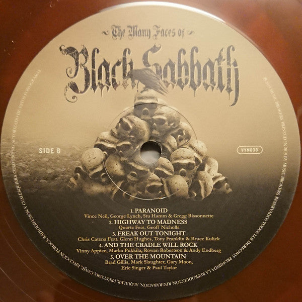 Various : The Many Faces Of Black Sabbath (A Journey Through The Inner World Of Black Sabbath) (LP,Compilation,Limited Edition,Reissue)